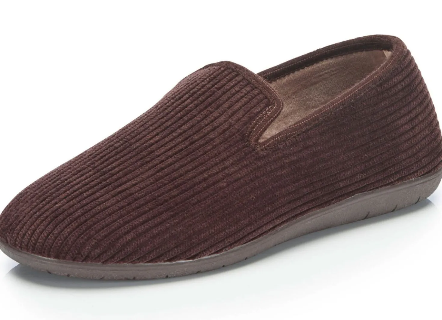Textil-Hausschuh in Cord-Optik