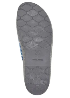 Textil-Pantoffel mit schöner Stickerei