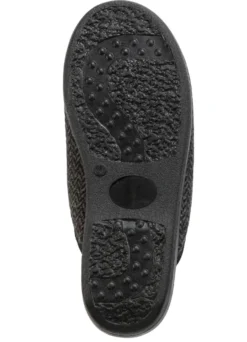 Textil-Pantoffel mit Warmfutter aus reiner Wolle