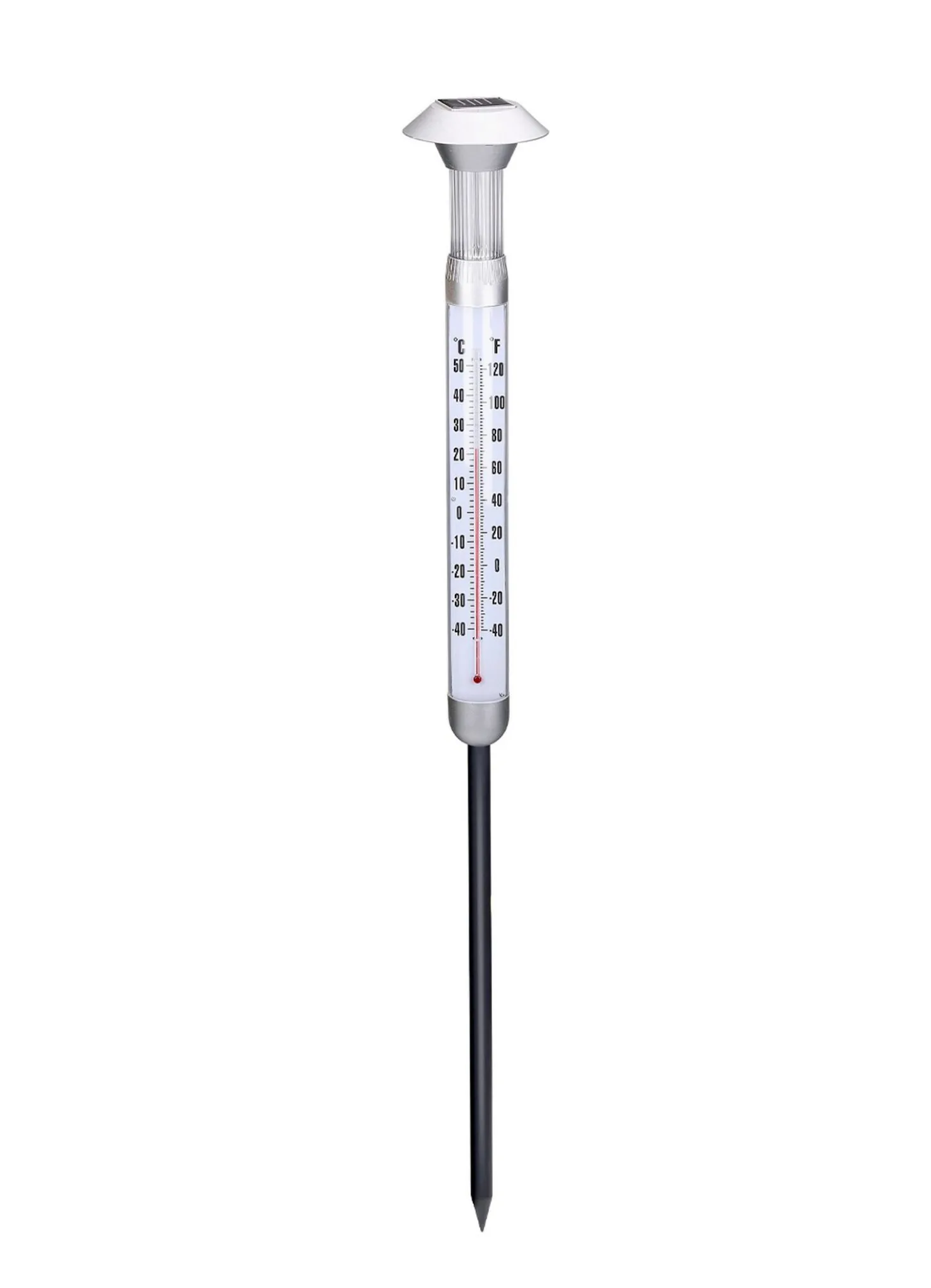Thermometer mit Solarleuchte