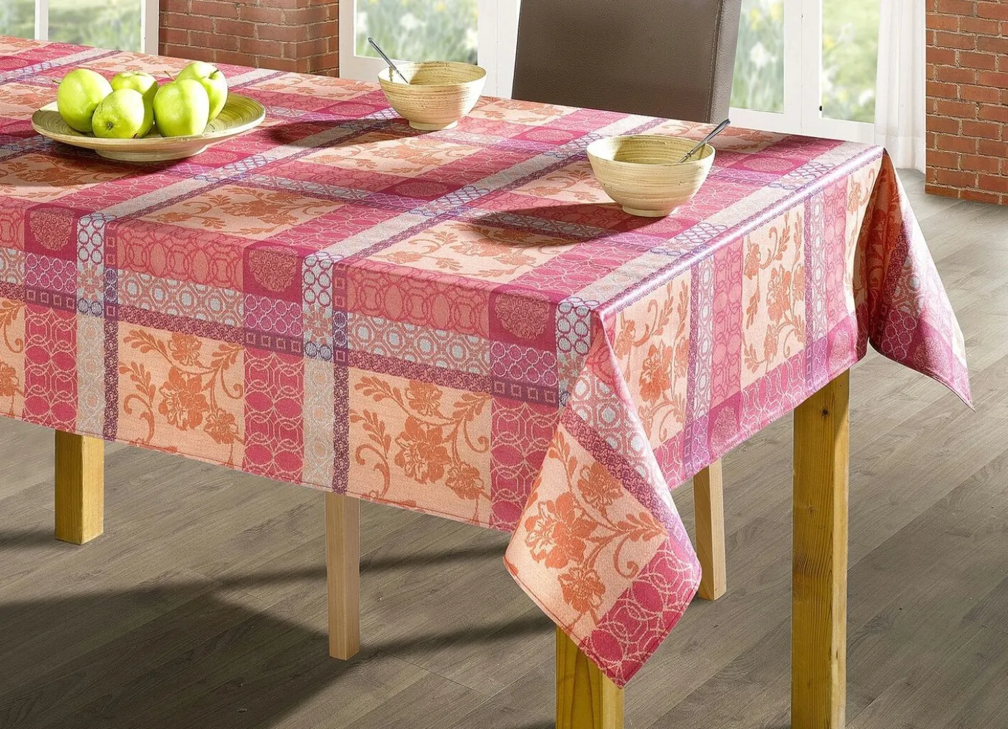 Tischdecke aus 100% Baumwolle mit Acryl-Versiegelung