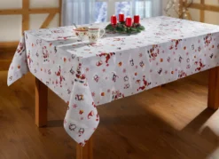 Tischdecke oder Kissenbezug aus 100% Baumwolle
