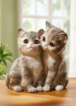 Tolle Dekofigur Katzenpaar