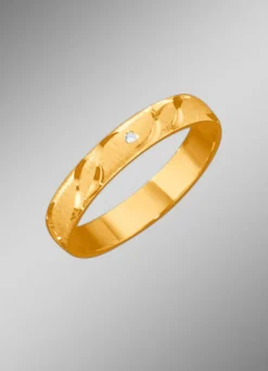 Trauring mit Wellen-Design