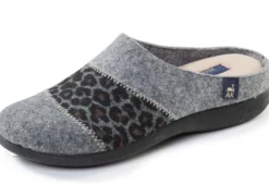 Trendige Damen-Hausschuhe, Weite G, aus Filz