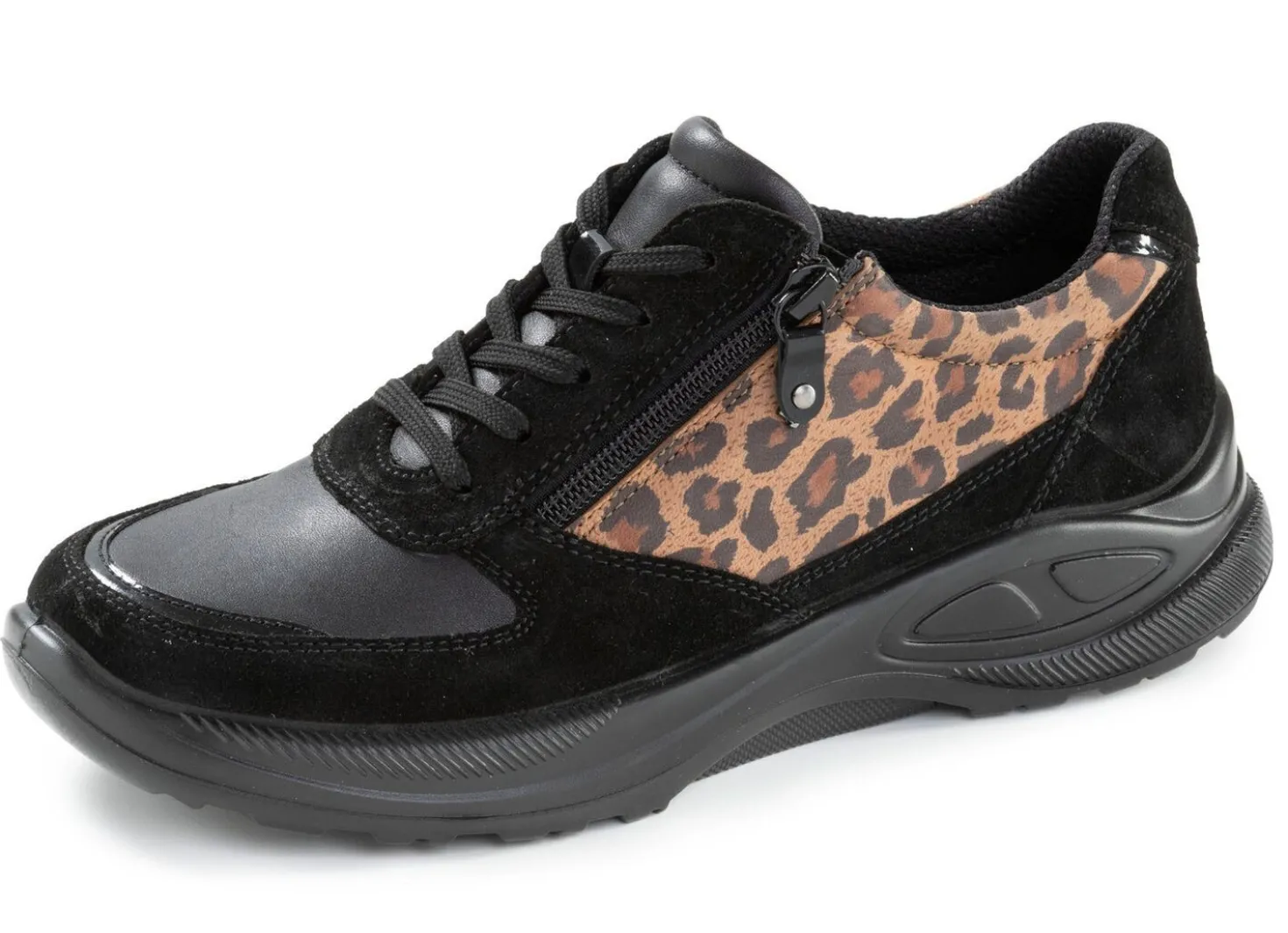 Trendige Damen-Schnürschuhe, Weite K, mit herausnehmbarem Fußbett