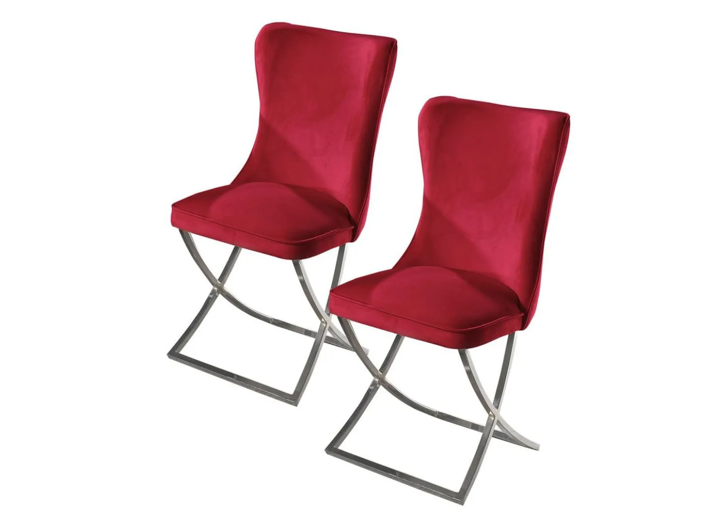 Trendige Esszimmer-Stühle, 2er-Set