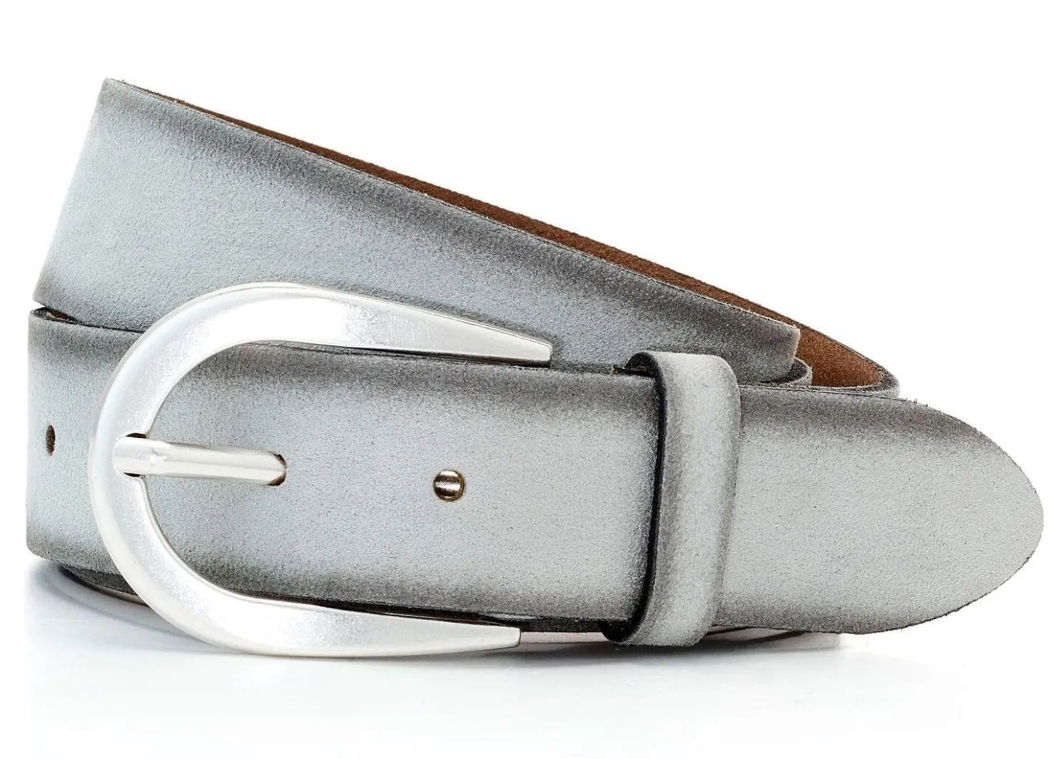 Trendiger Damen-Gürtel, aus Leder, 3,5 cm breit