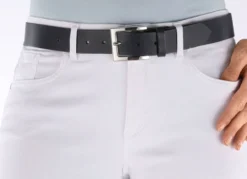 Trendiger Damen-Gürtel aus Leder, 3,5 cm breit