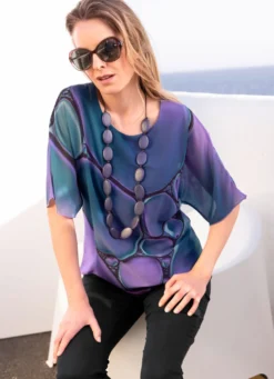 Tunika mit eingearbeitetem Top
