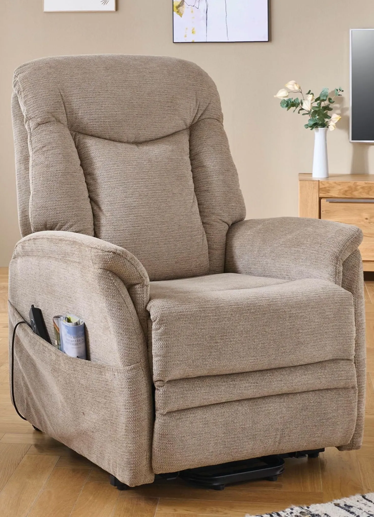 TV-Sessel mit Motor und Aufstehhilfe