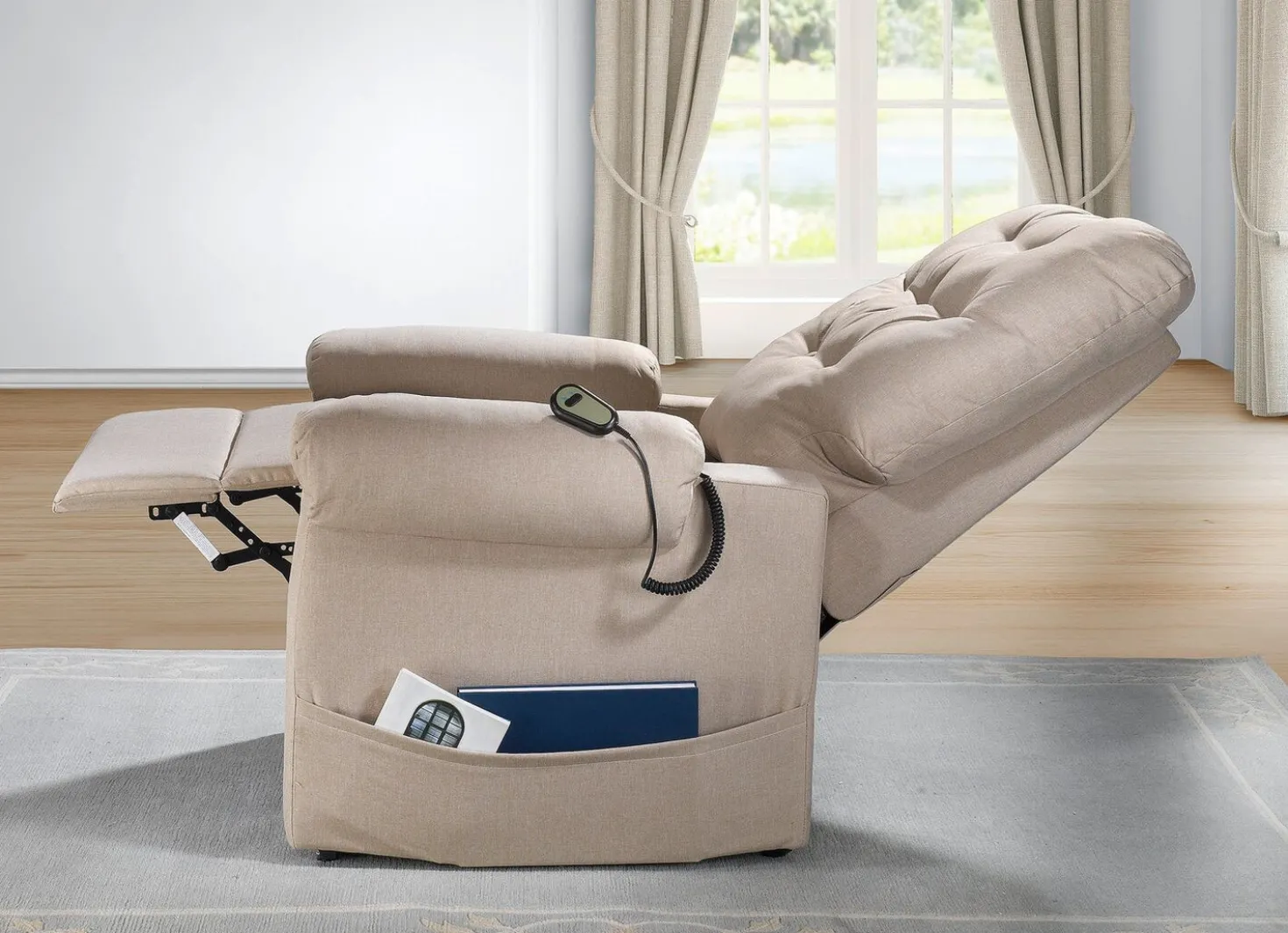 TV-Sessel mit Motor und Aufstehhilfe