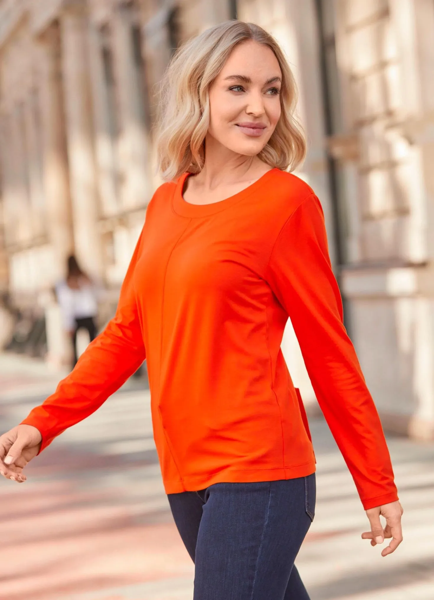 Unifarbenes Shirt