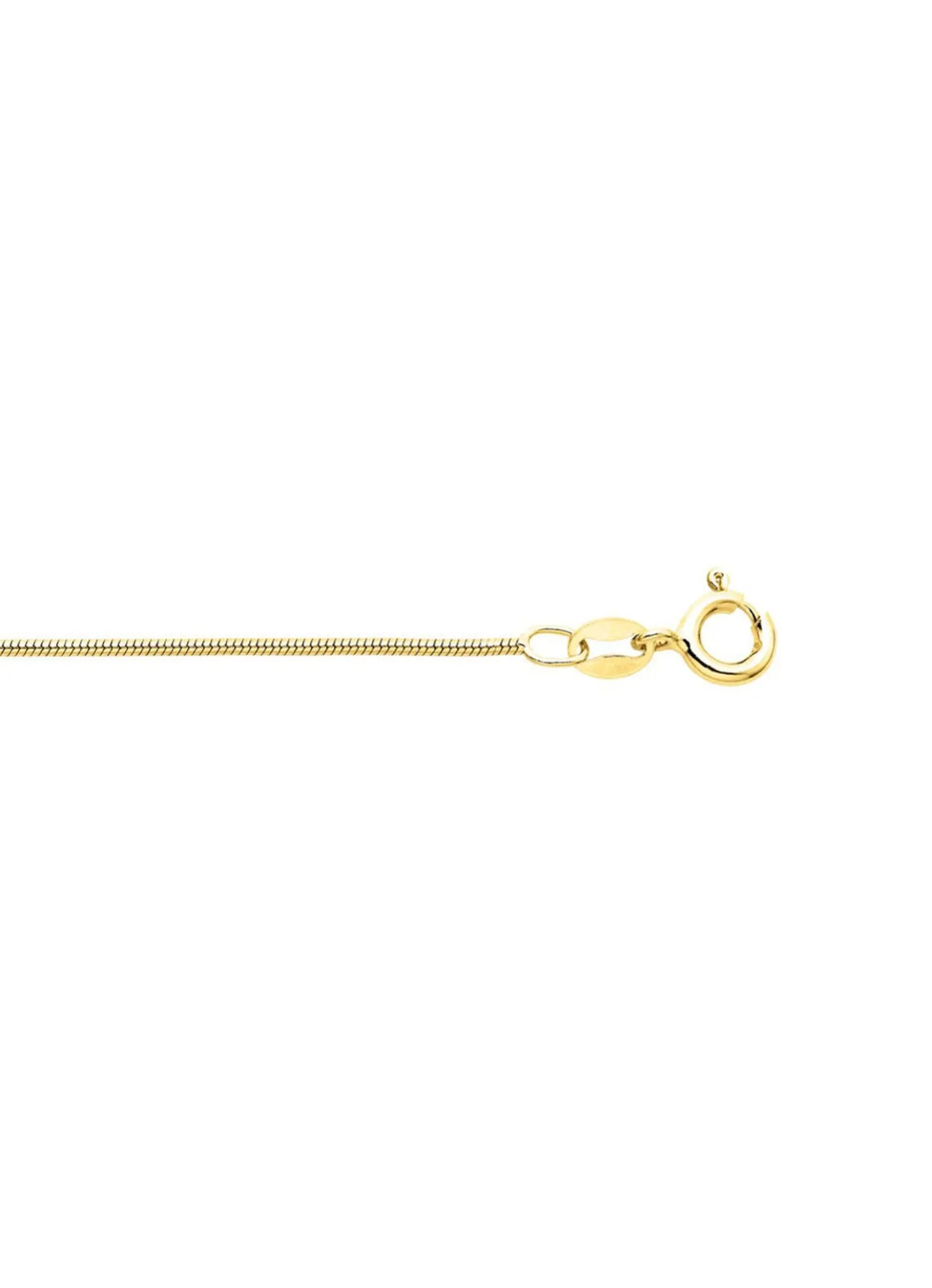 Vergoldete Schlangenkette aus Silber