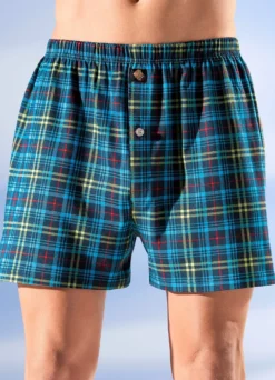 Viererpack Boxershorts mit Karodessin