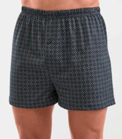 Viererpack Boxershorts mit knöpfbarem Eingriff