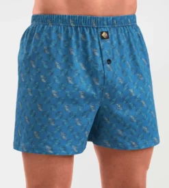 Viererpack Boxershorts mit knöpfbarem Eingriff