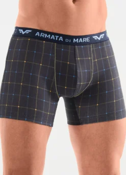 Viererpack Pants mit Karodessin