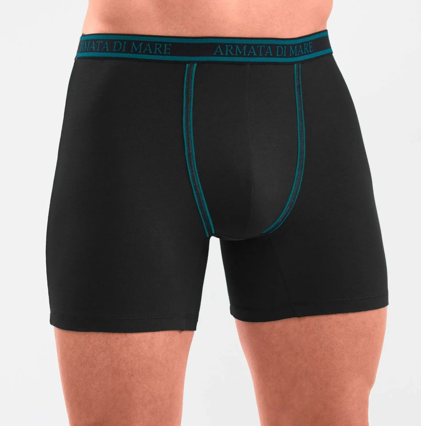 Viererpack Pants mit Kontrastpaspeln