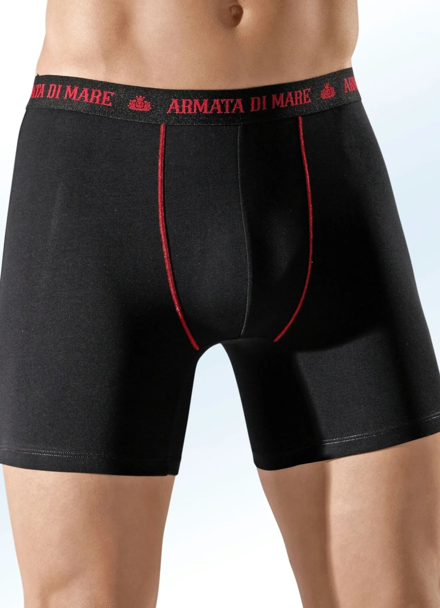 Viererpack Pants mit Kontrastnähten