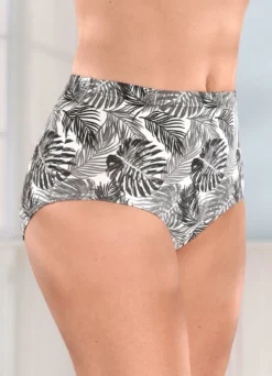 Viererpack Slips mit floralem Druckdessin
