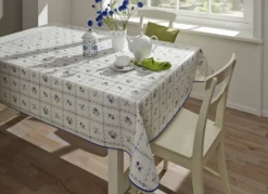 Wachstuch-Tischdecke in pflegeleichter Qualität