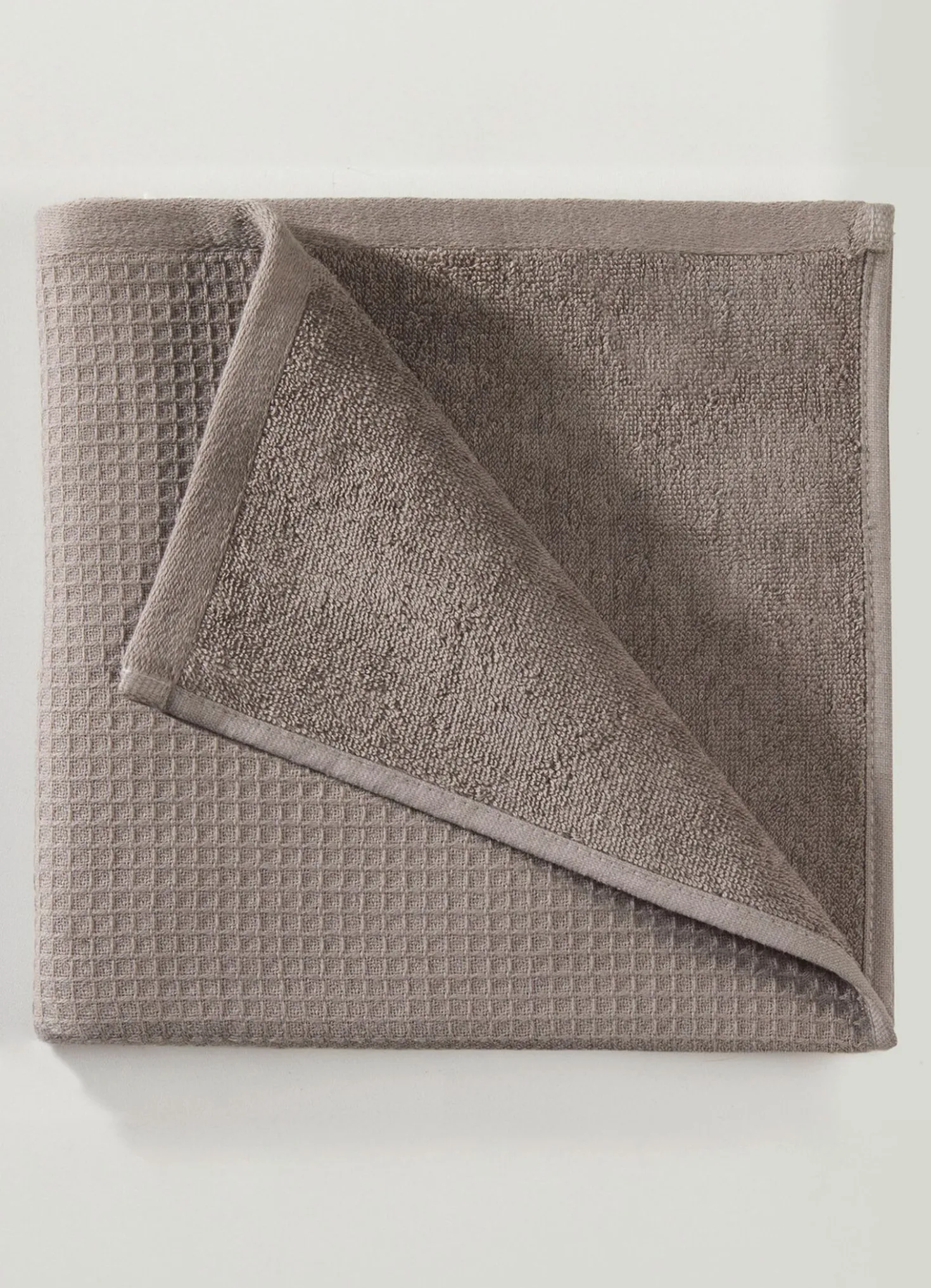 Waffelpiqué-Frottier-Serie aus Baumwolle
