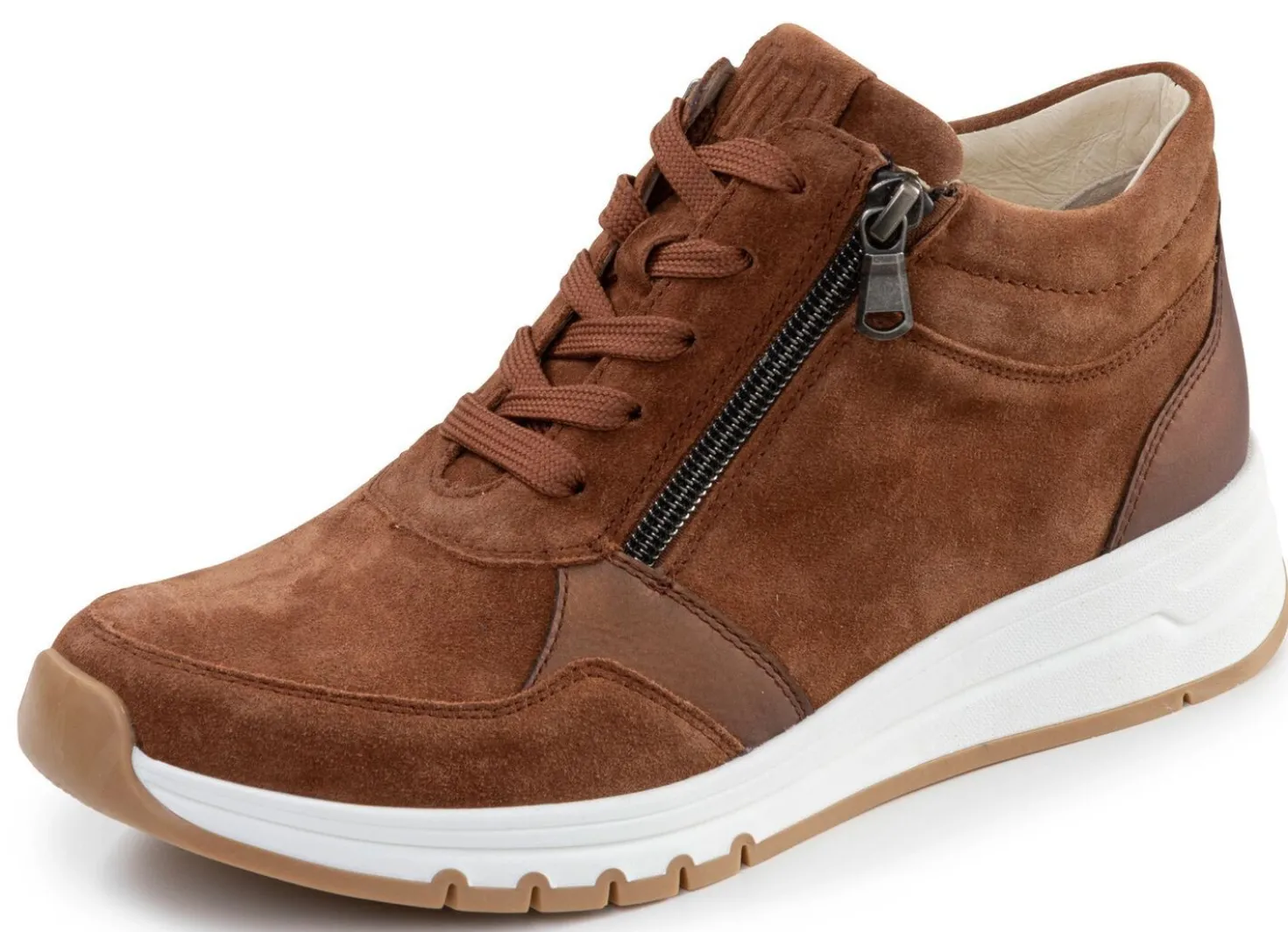 Waldläufer, bequeme Damen-Boots, Weite H, mit herausnehmbarem Fußbett