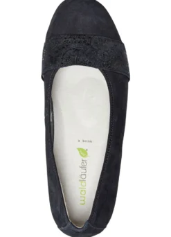 Waldläufer, bequeme Damen-Pumps, Weite K, mit herausnehmbarem Fußbett