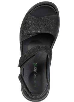Waldläufer, bequeme Damen-Sandalen, Weite H, mit herausnehmbarem Fußbett