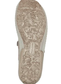 Waldläufer, bequeme Damen-Sandalen, Weite G, mit herausnehmbarem Fußbett