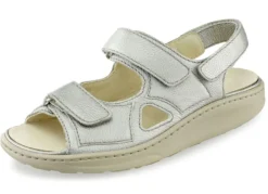 Waldläufer, bequeme Damen-Sandalen, Weite H, mit herausnehmbarem Fußbett