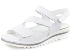 Waldläufer, bequeme Damen-Sandalen, Weite H, mit herausnehmbarem Fußbett