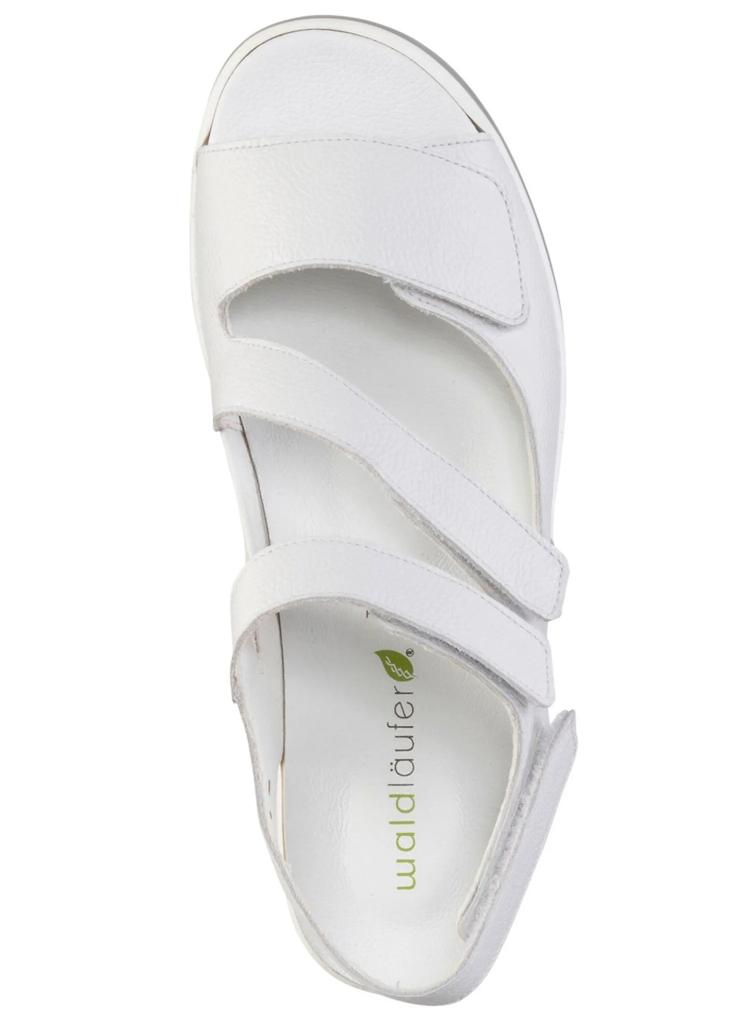 Waldläufer, bequeme Damen-Sandalen, Weite H, mit herausnehmbarem Fußbett