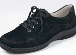 Waldläufer, bequeme Damen-Schnürschuhe, Weite H, mit herausnehmbarem Fußbett