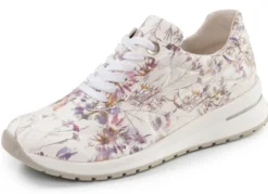 Waldläufer, bequeme Damen-Schnürschuhe, Weite H, mit herausnehmbarem Fußbett