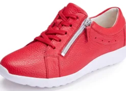 Waldläufer, bequeme Damen-Schnürschuhe, Weite K, mit herausnehmbarem Fußbett