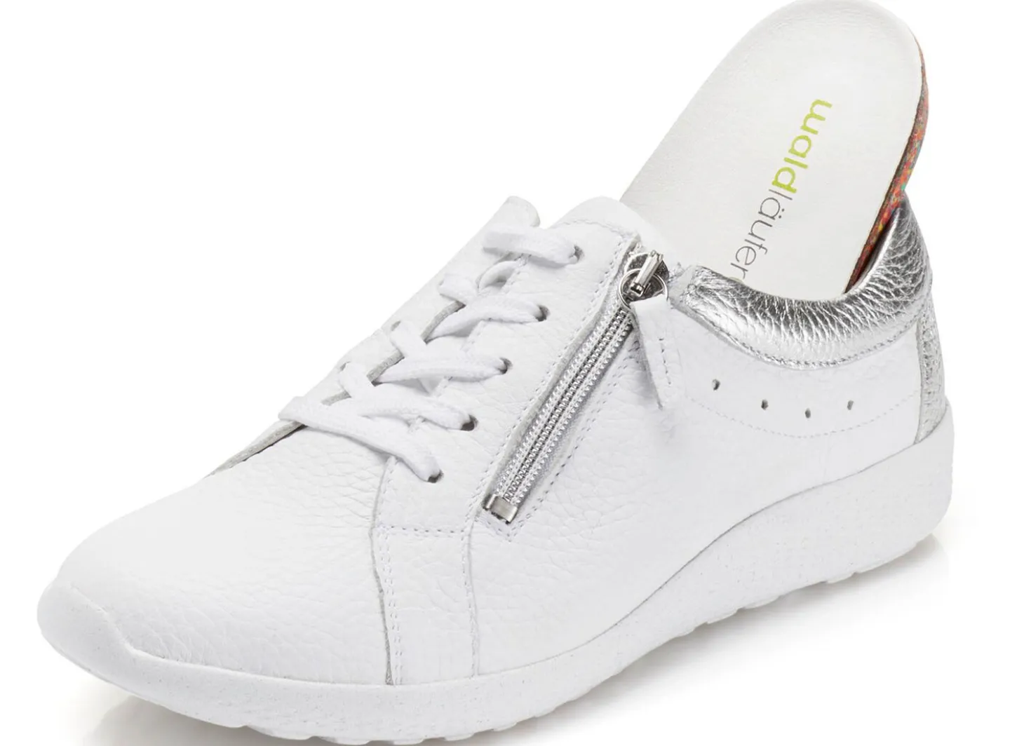Waldläufer, bequeme Damen-Schnürschuhe, Weite K, mit herausnehmbarem Fußbett