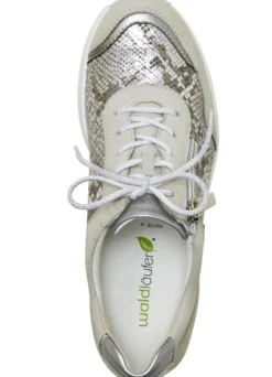 Waldläufer, bequeme Damen-Schnürschuhe, Weite H, mit herausnehmbarem Fußbett