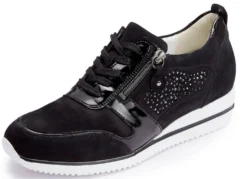 Waldläufer, bequeme Damen-Schnürschuhe, Weite H, mit herausnehmbarem Fußbett