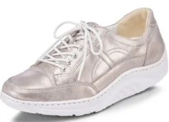 Waldläufer, bequeme Damen-Schnürschuhe, Weite H, Sohle mit Abrollfunktion