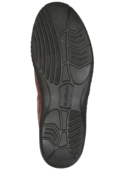Waldläufer, bequeme Damen-Slipper, Weite K, mit herausnehmbarem Fußbett