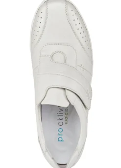 Waldläufer, bequeme Damen-Slipper, Weite H, mit herausnehmbarem Fußbett