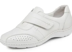 Waldläufer, bequeme Damen-Slipper, Weite H, mit herausnehmbarem Fußbett