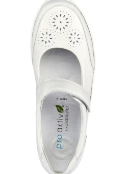 Waldläufer, bequeme Damen-Slipper, Weite H, mit herausnehmbarem Fußbett