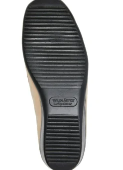 Waldläufer, bequeme Damen-Slipper, Weite H, mit herausnehmbarem Fußbett