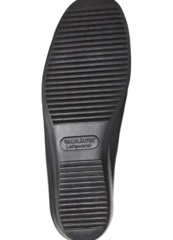 Waldläufer, bequeme Damen-Slipper, Weite H, mit herausnehmbarem Fußbett
