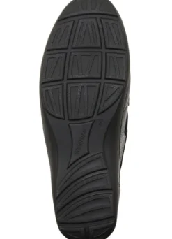 Waldläufer, bequeme Damen-Slipper, Weite H, mit herausnehmbarem Fußbett