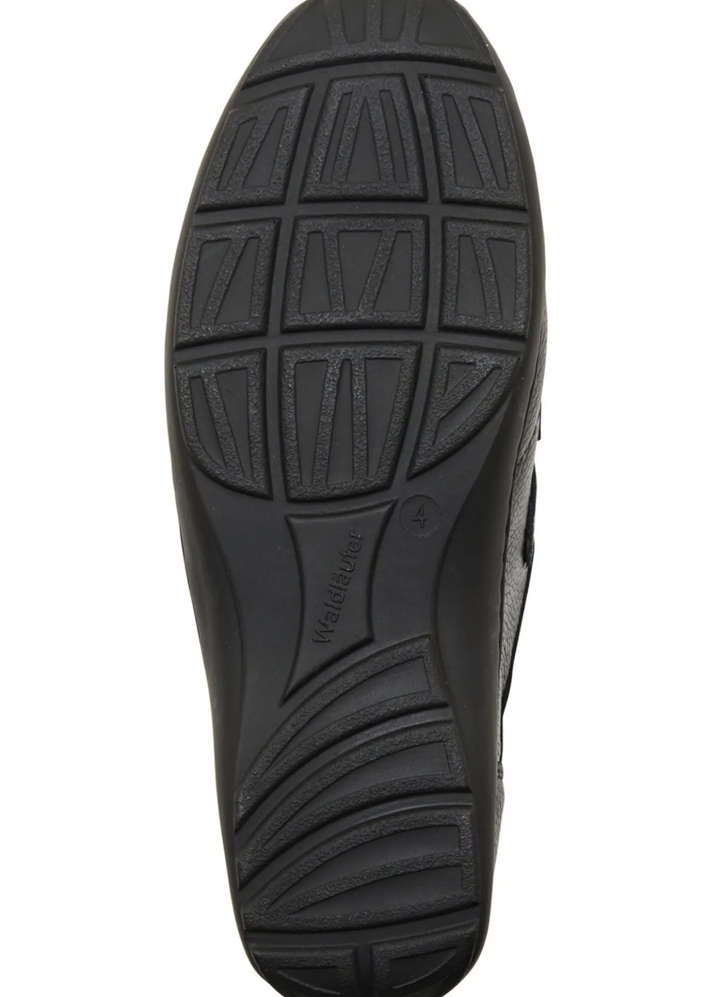 Waldläufer, bequeme Damen-Slipper, Weite H, mit herausnehmbarem Fußbett