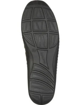 Waldläufer, bequeme Damen-Slipper, Weite H, mit herausnehmbarem Fußbett